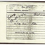 Inventaris kaart Kamp Westerbork van Abraham Ephraim geboren 26-04-1899 op transport naar Auschwitz op 19-10-1942