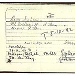 Inventaris kaart Kamp Westerbork van Levie Ephraim geb 22-05-1901 op transport 05-10-1942 (2)