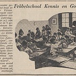 Nieuw Israëlietisch Weekblad 4 december 1931, pag. 5 Fröbelschool Kennis en Godsvrucht, Amsterdam.