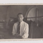 Henri Moscou (9) - in zijn atelier aan de Keizersgracht 116 in augustus 1940.jpg