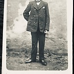Herman Wolf 1895 als jongeman
