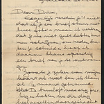 De brief van 30 maart 1922 waarin Jacques schrijft dat hij getrouwd is