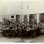 Klas H van de 1e Montessorischool aan de Corellistraat in Amsterdam, 1930