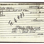Inventaris kaart Kamp Westerbork van Abraham Fierlier geboren 29-05-1933 op transport naar Sobibor op 06-04-1943
