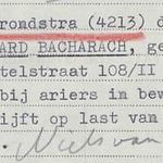 Politierapport 09-09-1942 Sighard Bacharach