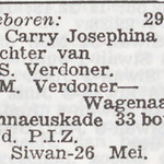 Carry Josephina Verdoner