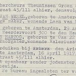 Willem en Nanna van Wezel-21-01-1943-Politierapport