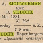 Alg Handelsblad 28-5-1884 huwelijksannonce.jpg