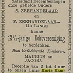 27-11-1923, Pr. Ov. Zw. c. 12,5 jaar getrouwd Samuel en Frederika Zeehandelaar.jpg
