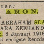 10-1-1919, NIW Aron Slager geboorte.jpg