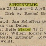 4-4-1941, Nieuwsblad van Friesland Betje Slager.jpg