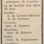 8 overlijden Antje Zeehandelaar 16-4-1965 NIW.jpg