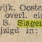 2-1-1934, Nieuwsblad van het Noorden, Saartje Slager-Zeehandelaar en Aron Slager.jpg