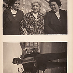 Jetjen Bacharach-Frank met haar dochters Sofie Steenis-Bacharach en Betsy de Paauw-Bacharach.