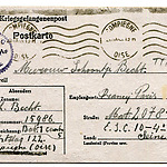 Postkaart Philip dd. 22/9/43 aan Schoontje in Drancy