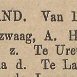 Hoogstraal, weduwe Wilhelmina, 1887.03.10, Geboorte Hartog in de krant (Dragter courant).jpg