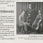 de kunst residentie strijkkwartet met Sam en Louis Schuijer de Kunst 28 juli 1923