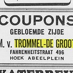 Trommel advertentie 17 oktober 1941 laatte advertentie Haagsche Courant.jpg